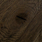 Table à manger rectangulaire de 2,99 m | Base en béton | Plateau brun chêne Heritage | 10 places | Scellée à l'acrylique