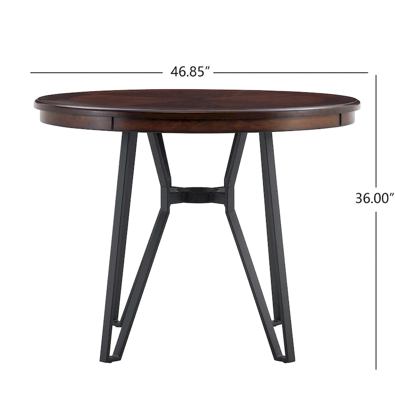 Ensemble de bar 5 pièces à hauteur de comptoir | Chaises rembourrées en tissu bouclé | Plateau en MDF coloris frêne clair | Cadre en métal | H 91 cm