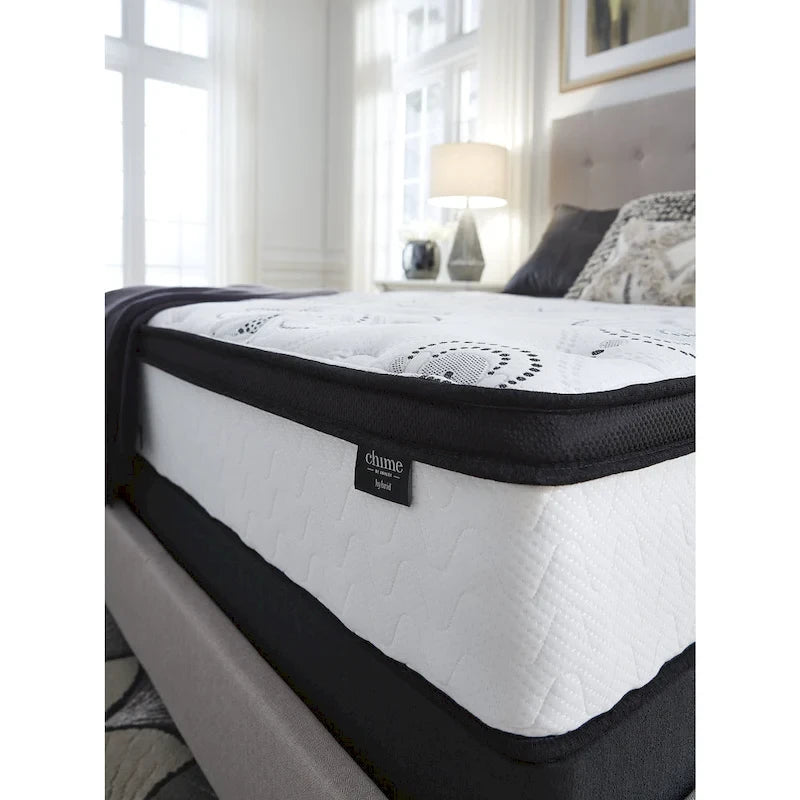 Ensemble matelas hybride à ressorts de 30 cm et sommier réglable | Mousse à mémoire de forme gel | Ports USB | Ultra Doux