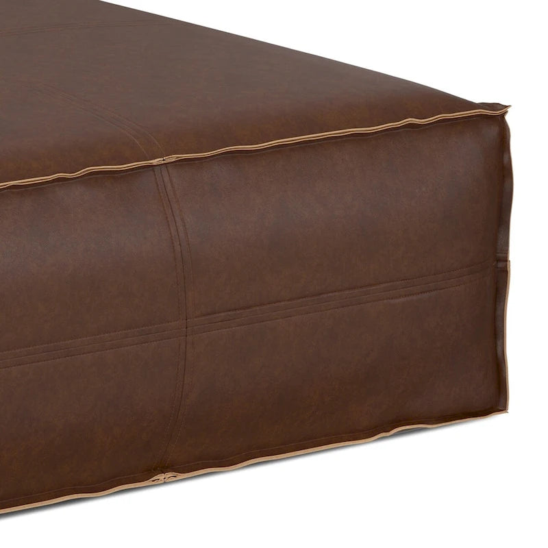 Fauteuil inclinable électrique en cuir véritable avec port de chargement USB | Style moderne | Design ergonomique