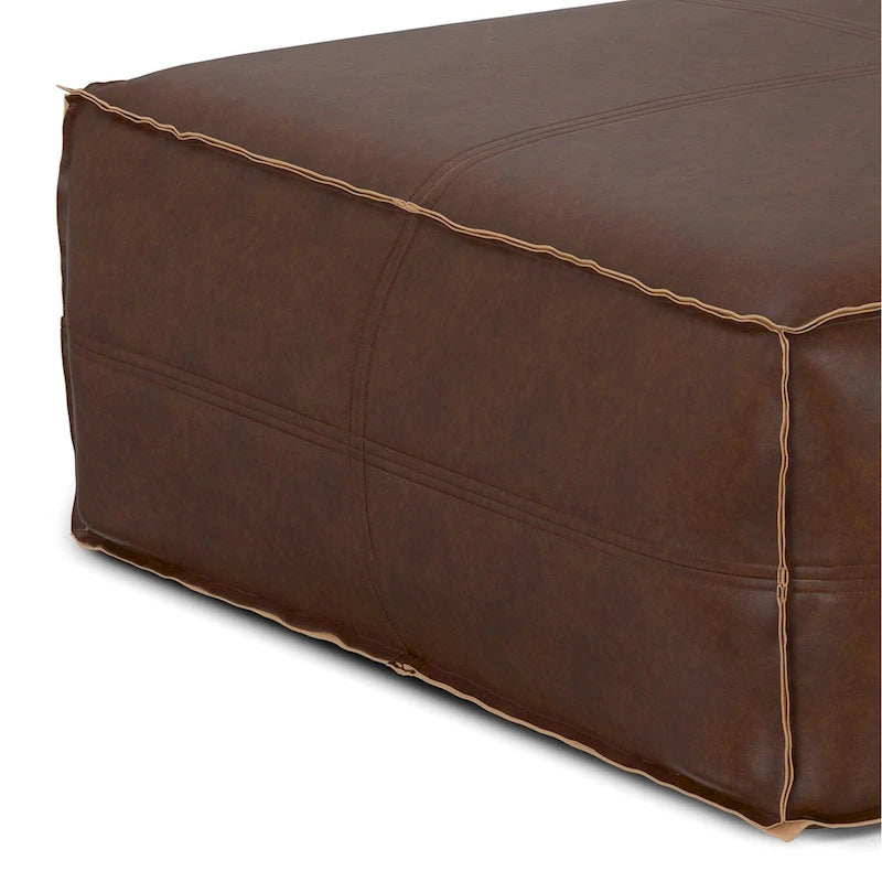 Fauteuil inclinable électrique en cuir véritable avec port de chargement USB | Style moderne | Design ergonomique