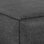 Fauteuil inclinable électrique en cuir véritable avec port de chargement USB | Style moderne | Design ergonomique