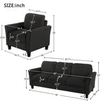 Chaise et canapé 3 places pour le salon