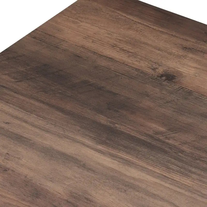 Table basse de ferme avec étagère inférieure ouverte | MDF | Coins antichoc | 102 cm (40,2 po) de largeur