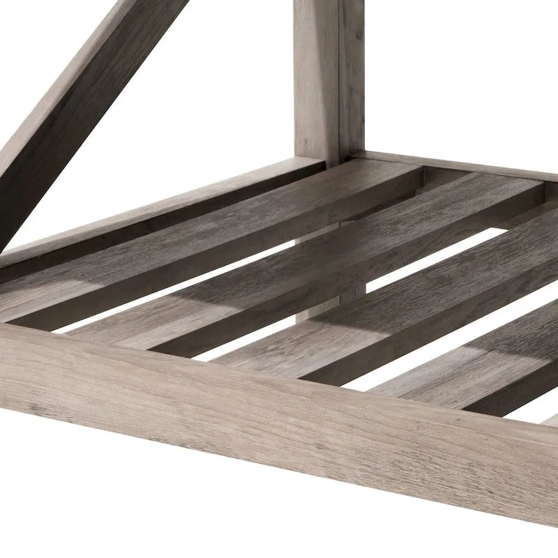 Table basse de ferme avec étagère inférieure ouverte | MDF | Coins antichoc | 102 cm (40,2 po) de largeur