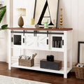 Console rustique de style ferme et industriel avec étagère